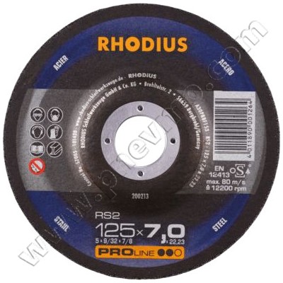 Зачистной круг 150х6х22 по стали Rhodius RS2 (200238) фото увеличить Купить Зачистной круг 150х6х22 по стали Rhodius RS2 (200238) фото