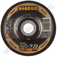 Зачистной круг по нержавейке для болгарки 125х6х22 Rhodius RS48 (206674) фото увеличить Купить Зачистной круг по нержавейке для болгарки 125х6х22 Rhodius RS48 (206674) фото